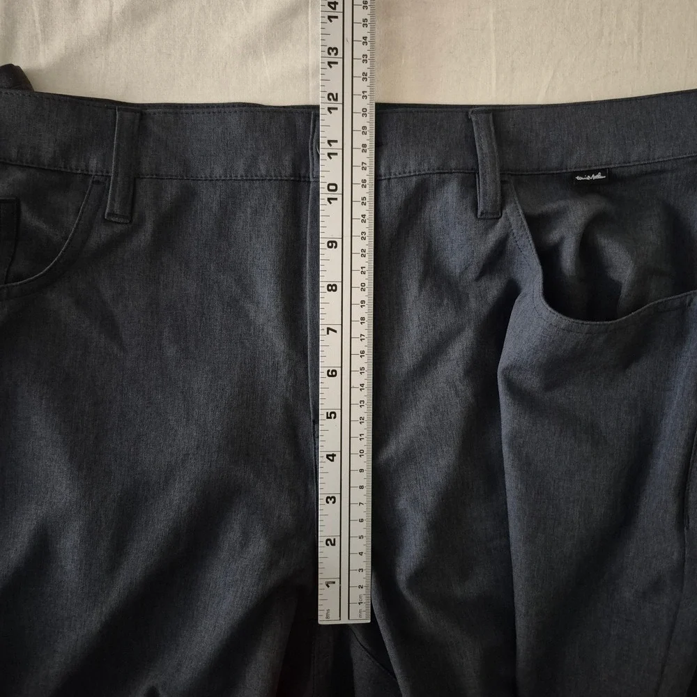 Travis Mathew Open to Close Pants Mens 38 Charcoal Grey Heather Golf 1MT435